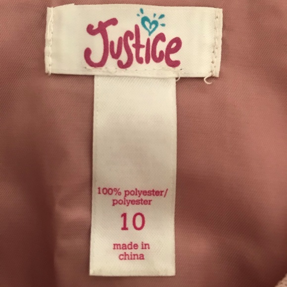 Justice Dusty Rose dress - Picture 7 of 7